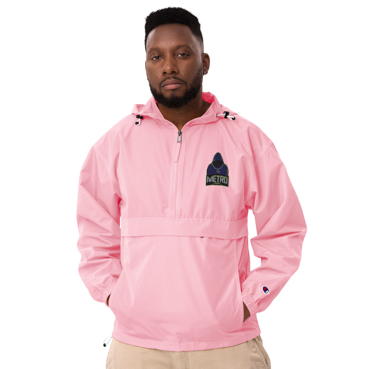 Metro Camp Embroidered Champion Packable Jacket