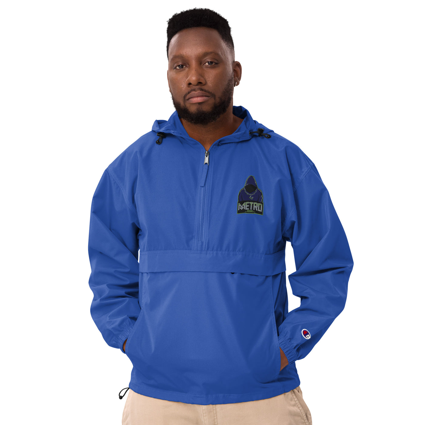 Metro Camp Embroidered Champion Packable Jacket