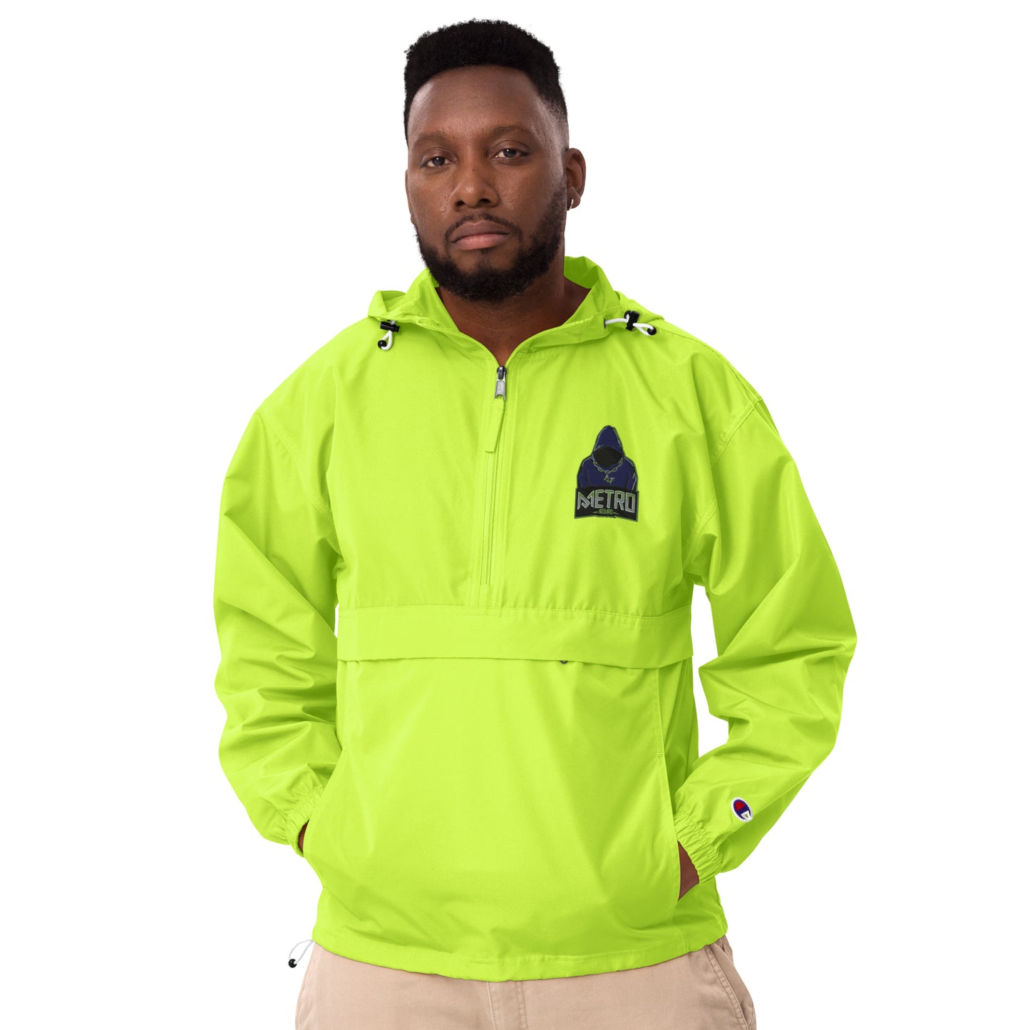 Metro Camp Embroidered Champion Packable Jacket