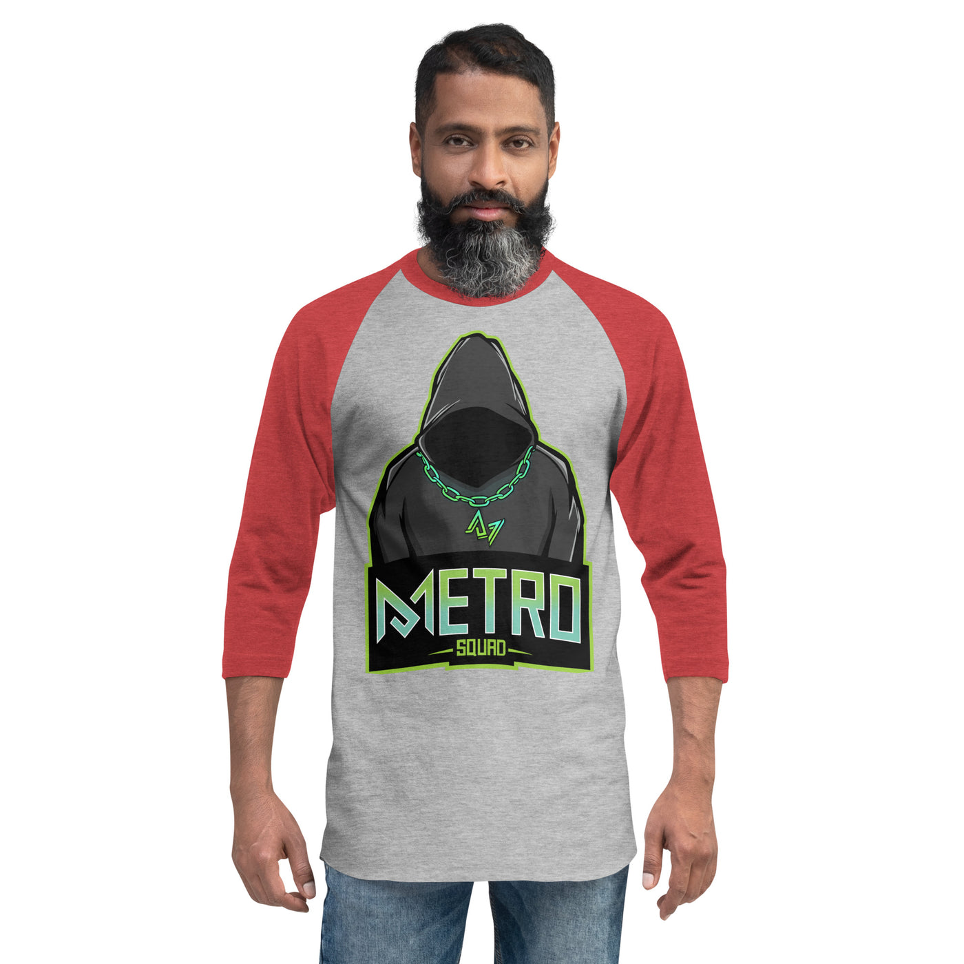 3/4 sleeve raglan shirt
