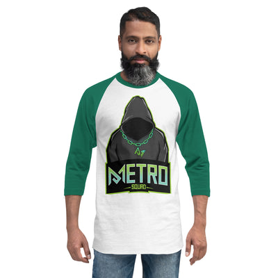 Metro 3/4 sleeve raglan shirt