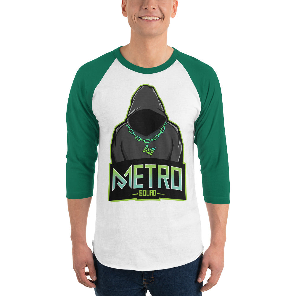 3/4 sleeve raglan shirt