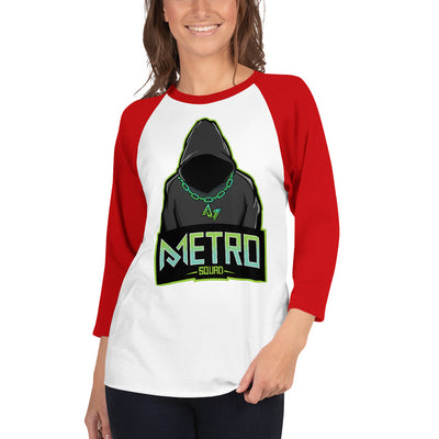 3/4 sleeve raglan shirt
